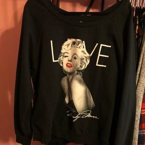 Marilyn Monroe sweatshirt plus size